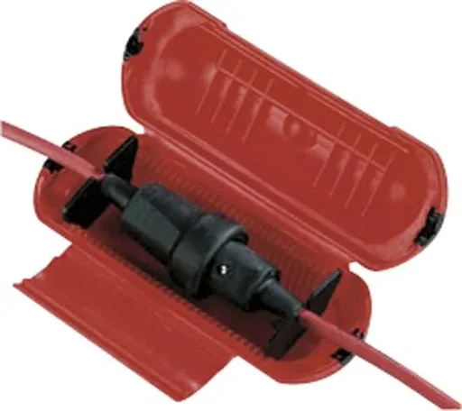 "Cable connection - protective box for plug connections of power cables image"