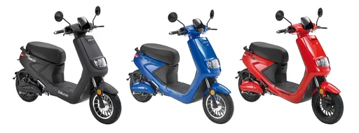 "E-Roller in blue XT2000, 25 km/h, rot image"