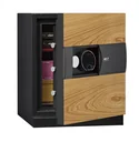 NEXT document protection safe, external dimensions 780 x 500 x 550 mm, oak look