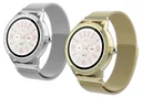 Smartwatch with heart rate sensor, multi-sport mode and cycle monitoring, silver