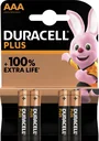 Plus Alkaline Batteries Micro (AAA)-4 pieces