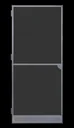 Premium fly screen door, 120 x 240 cm, anthracite