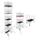 MONTO ProTec XXL aluminum mobile scaffolding, wide structure, working height approx. 4.30 m