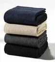 Support knee-high socks with terry cloth padding, black, size 38/39