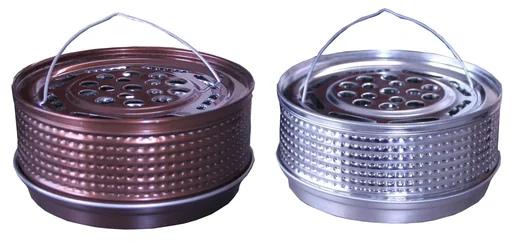 "Insect spiral holder made of metal, silver-colored, including 10 insect spirals image"