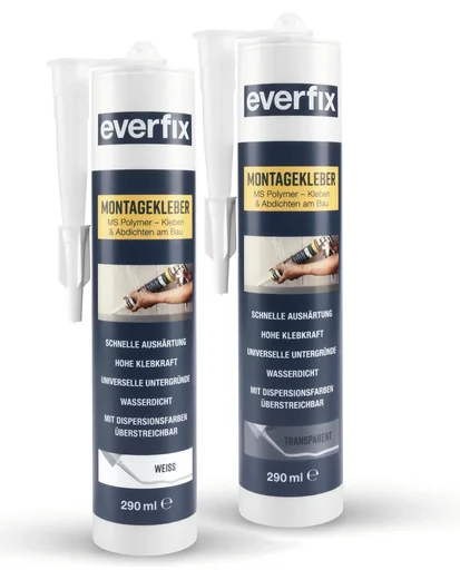 "Assembly adhesive, transparent, 290 ml image"