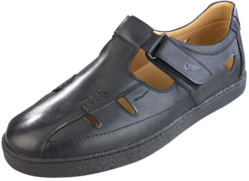 "Genuine leather leisure sandals, size 45 image"