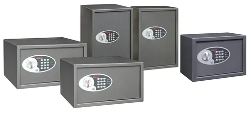 "Vela Home & Office safe with electronic lock, external dimensions 250 x 450 x 365 mm image"