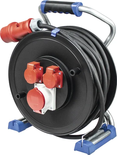 "CEE Cable Reel Xperts 285mm, 25m, H07RN-F 5G1.5, 400V/16A, IP44 image"