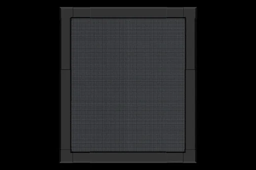 "Fly screen window TELESCOPE, color anthracite image"