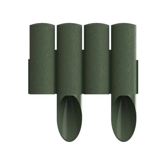 "Garden palisade STANDARD green height 25.5cm, length 2.3m image"