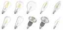 LED Classic Filament lamp with 10 watts, E27, warm white