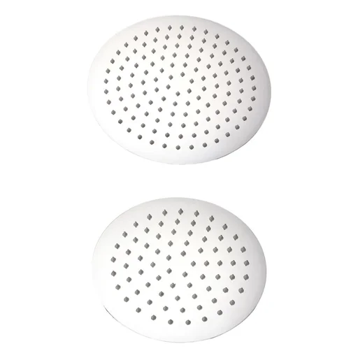 "Shower head Ø 25 cm rain shower made of stainless steel with 1 jet type G1/2 individually usable image"