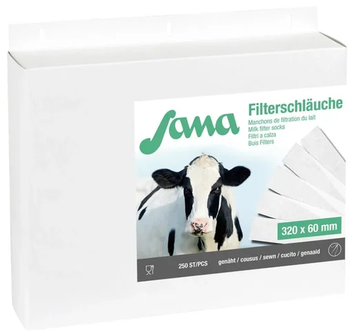 "Milk filter 620 x 75/78 mm sewn, 75 g, 200 pcs. image"