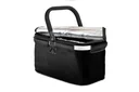 Thermo shopping basket "Falko", black, plain, 25 liters