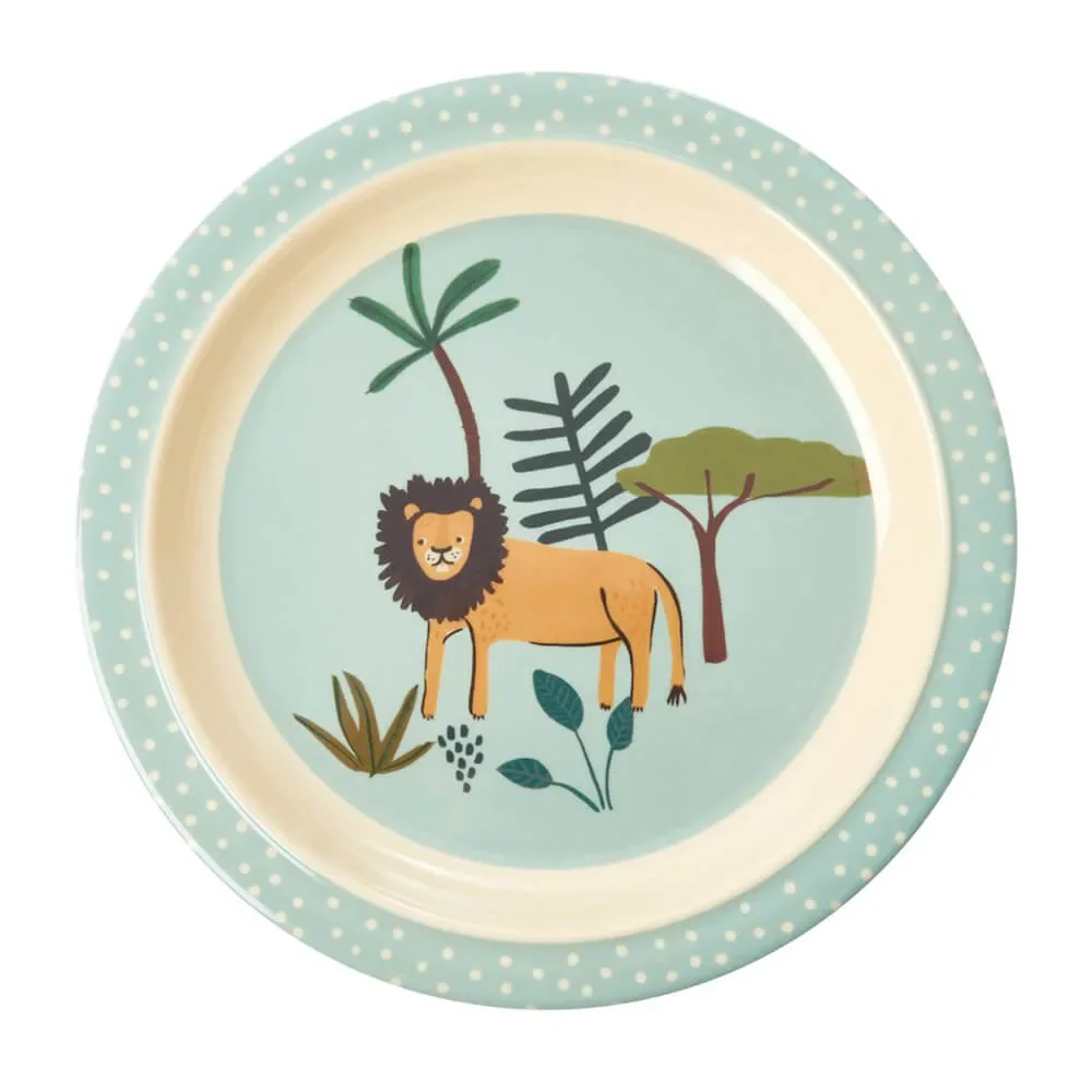 "Rice Kinder Teller Jungle Junge Melamin image"
