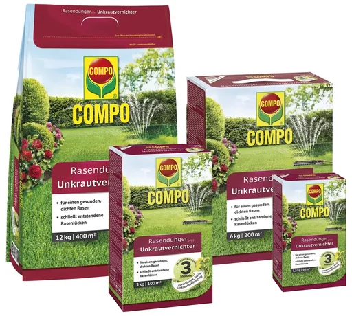 "Lawn fertilizer with weed killer, 1.5 kg for 50 m² image"