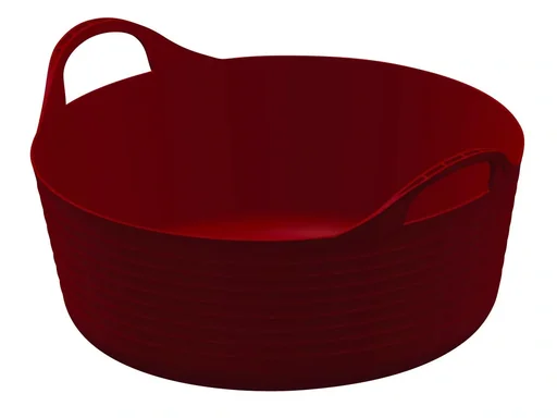 "Flexible trough "FlexBag", 15 liters, flat design, red image"