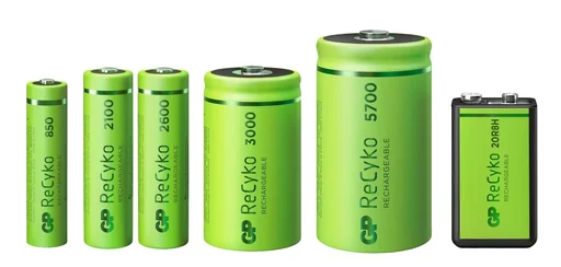 "ReCyko Mignon (AA) NiMH rechargeable batteries with 2600 mAh, 1.2 V - 2 pieces image"