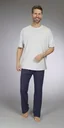 Men's pajamas, color gray/navy, size XL
