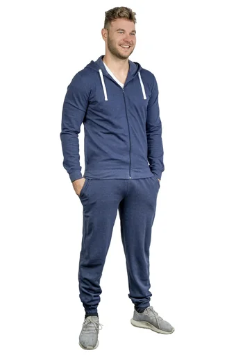 "Leisure suit color navy-melange, size XL image"