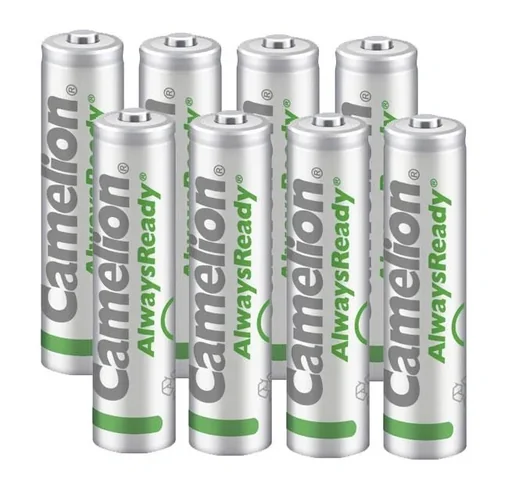 "AlwaysReady Solar NiMH battery Mignon (AA) with 600mAh - 8 pieces image"
