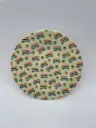 RICE Plate - Car Print, round