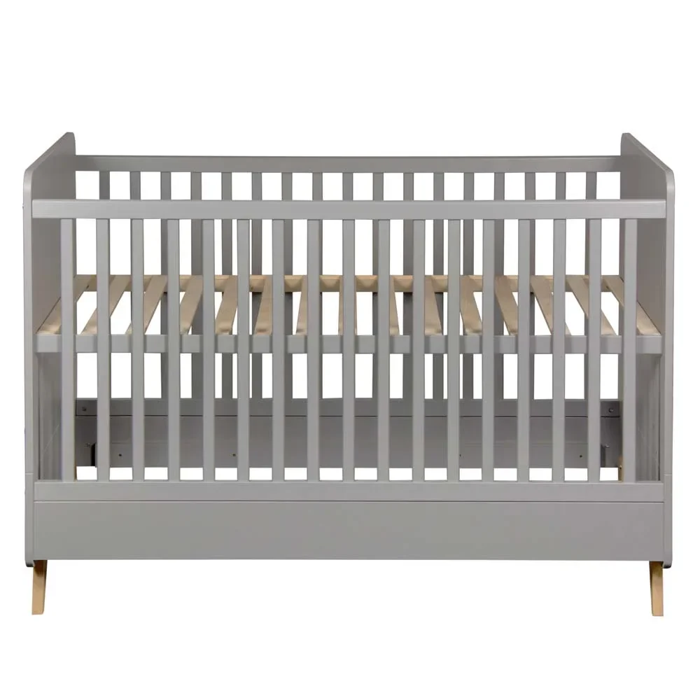 "Quax loft baby bed convertable gray 70 x 140 image"