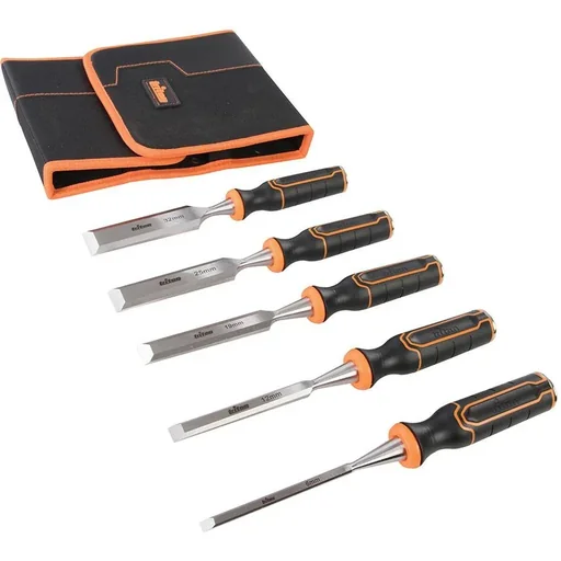 "Triton wood chisel set 5-piece TWCS5 6, 13, 19, 25 & 32 mm, 5-piece image"