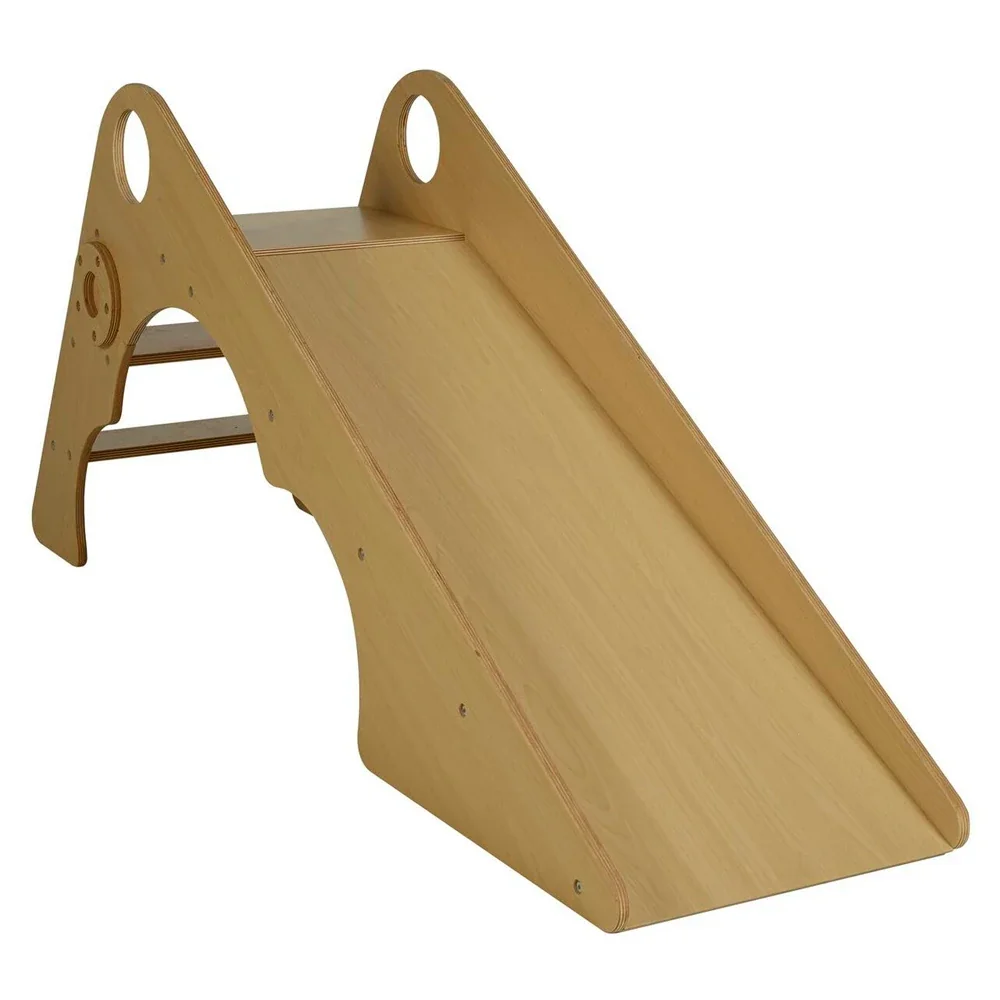 "Quax children slide wood nature image"