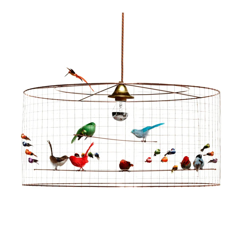 Challières pendant lamp bird Voliere big & flat