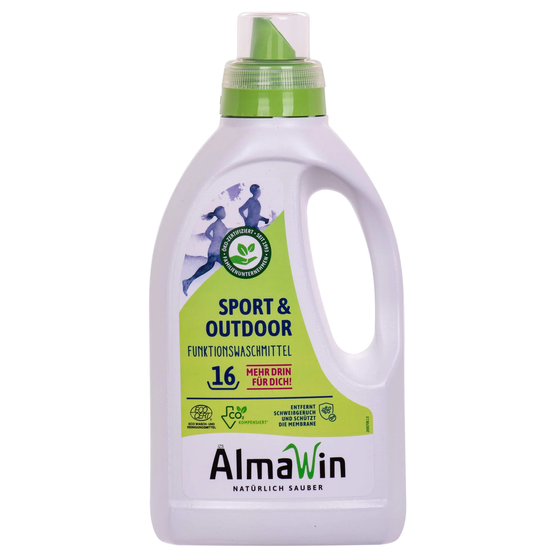 "ALMAWIN Sport + Outdoor liquid laundry detergent, 750 ml, for approx. 16 washes image"