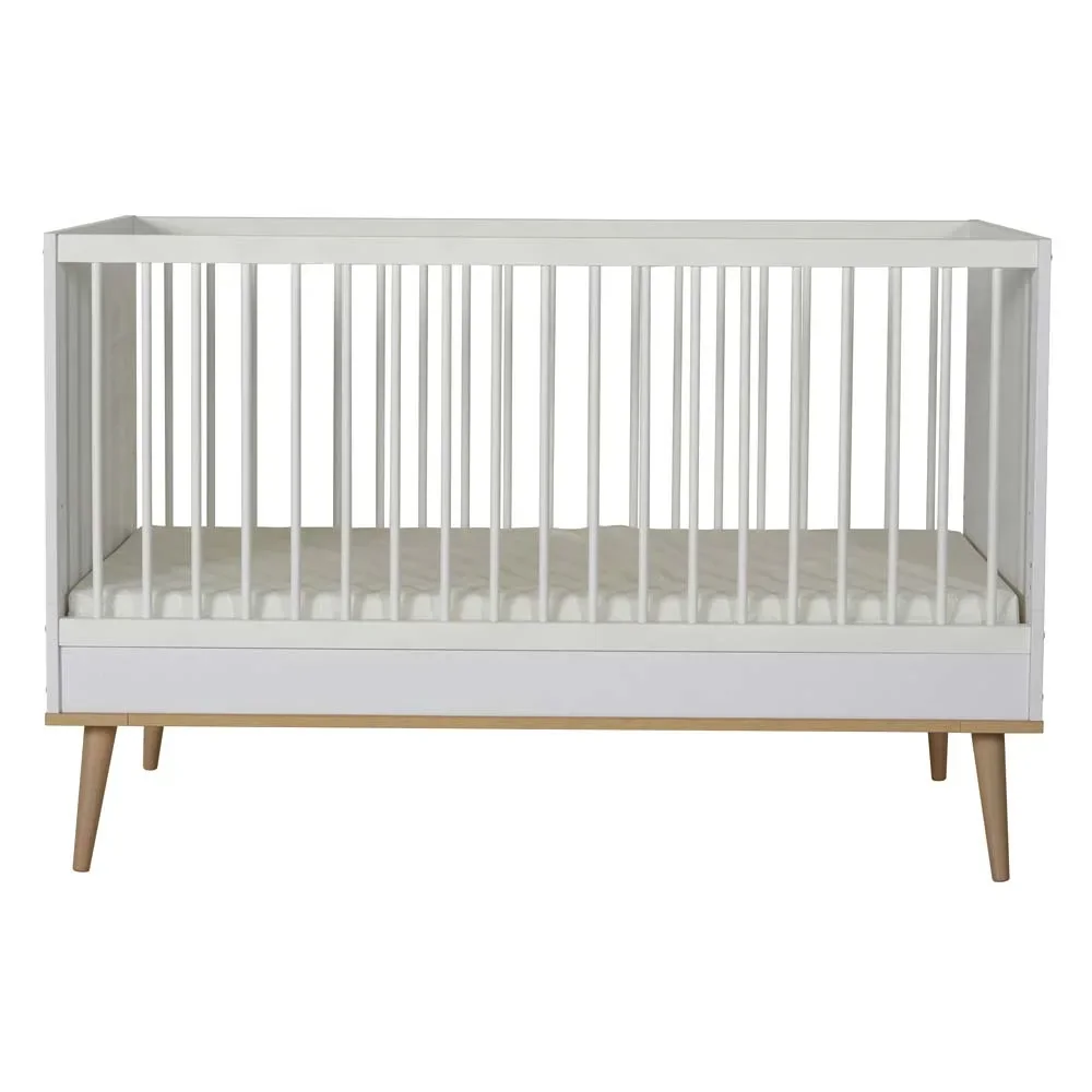 Quax Flow baby bed convertable white 70 x 140