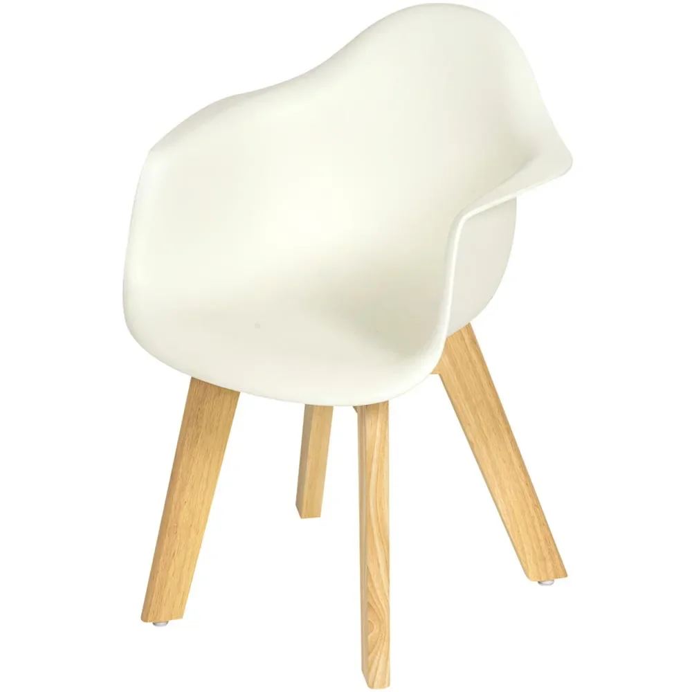 Quax Kinder Schalenstuhl 2er Set weiß