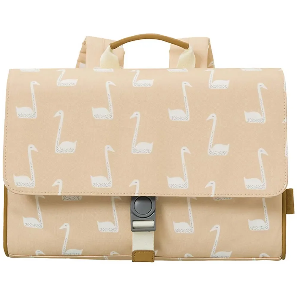 "Fresk satchel socks swans pink image"