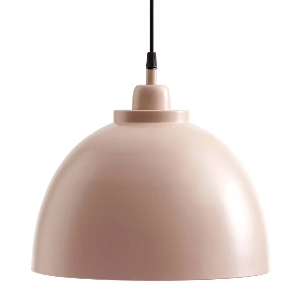 "Kids Concept hanging lamp metal soft pink image"