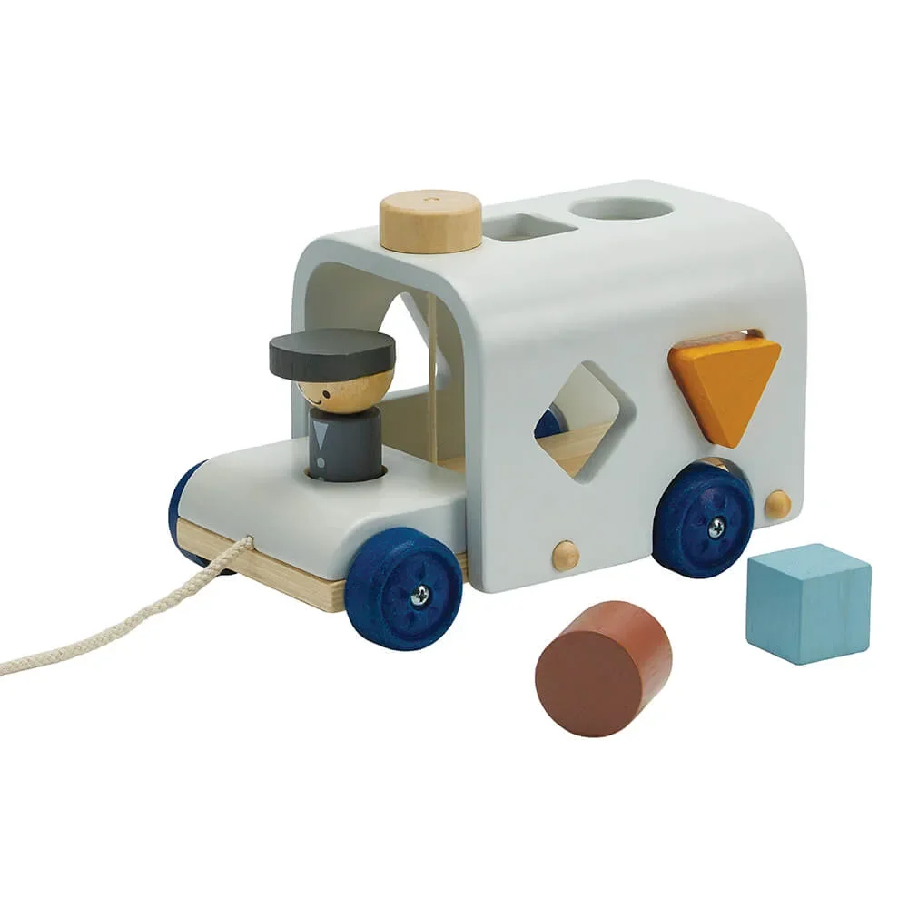 "Plan Toys Baby Sorting Bus Orchard image"