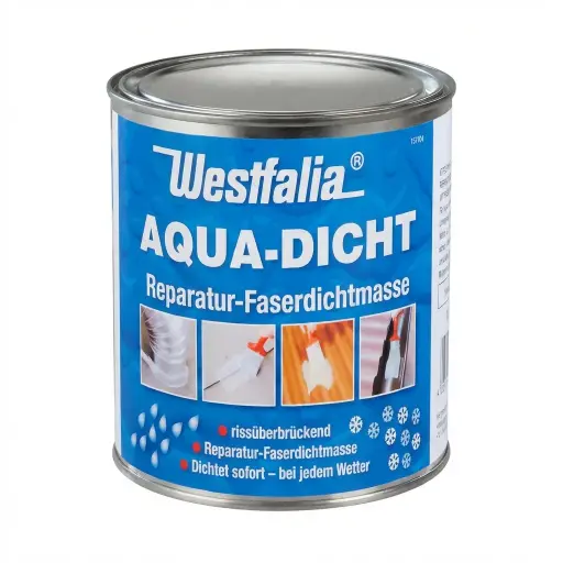 "Aqua Dicht - grey sealing compound, fiber-reinforced, 1 L can image"