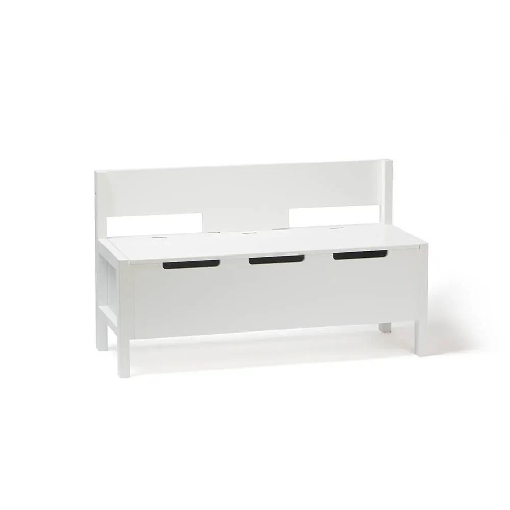 "Kids Concept Children's Bank Storage Wood White image"