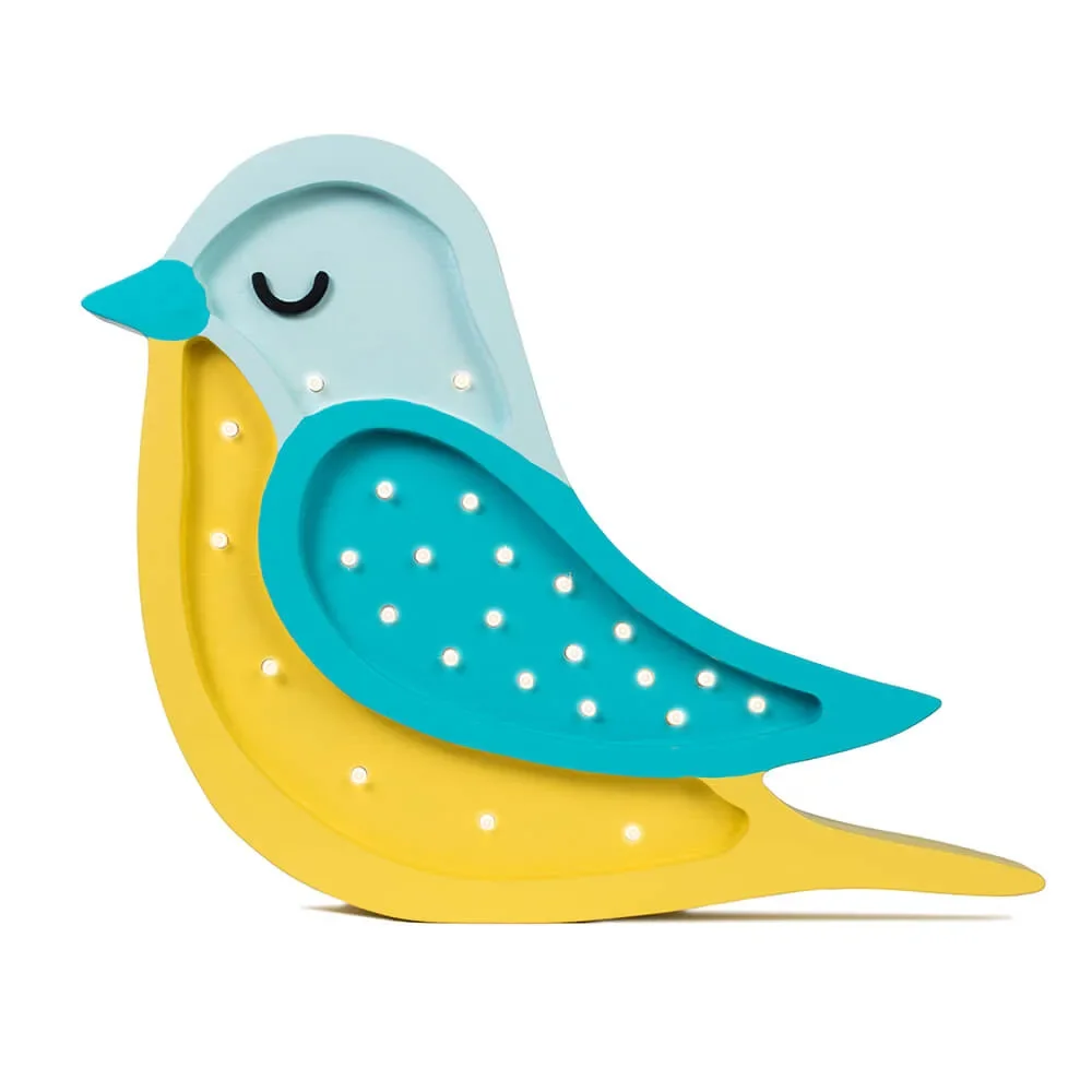 Little Lights LED decorative children's lamp bird turquoise