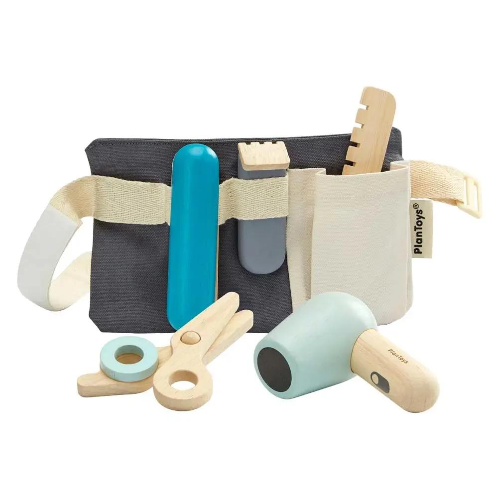 "Plan Toys Toys hairdresser set wood image"