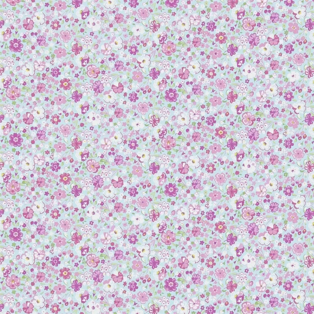 "Little Sanderson Abracazoo Motive Motor Flower Wiese light blue purple green image"