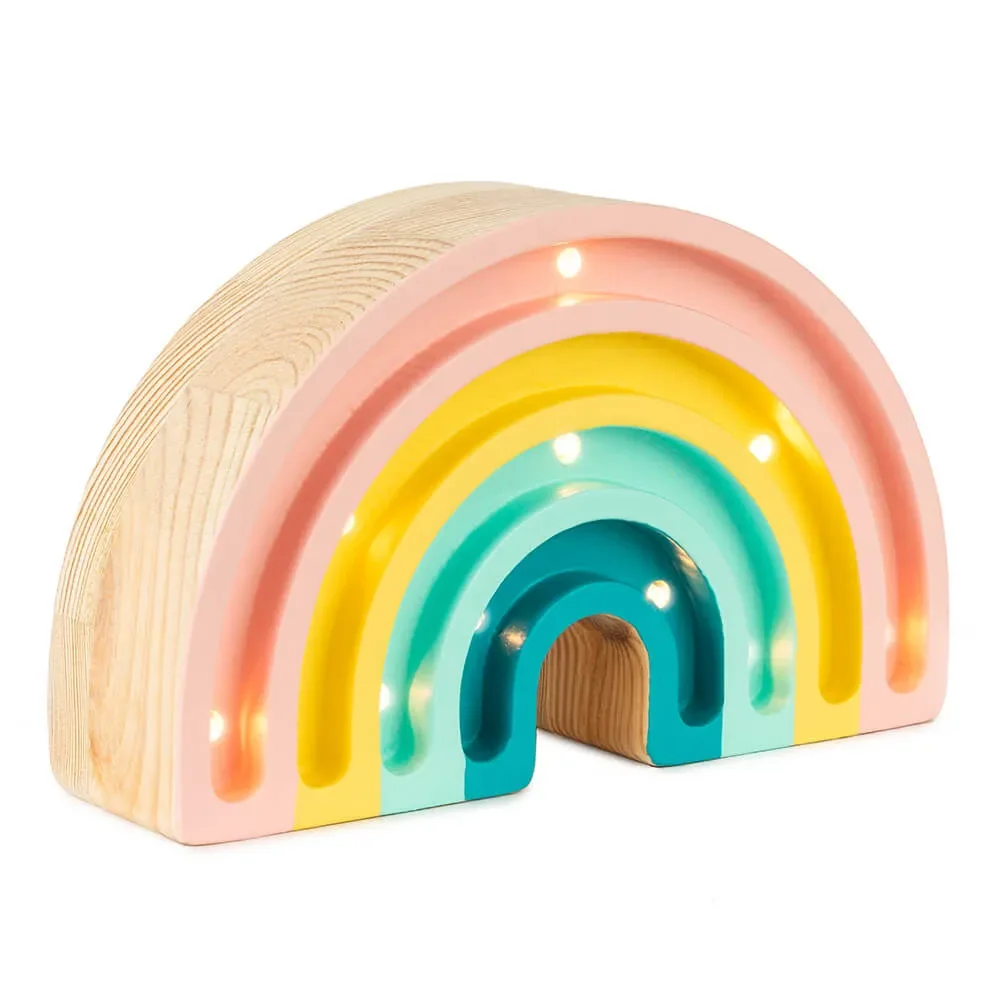"Little Lights LED decorative children's lamp mini rainbow pastel image"
