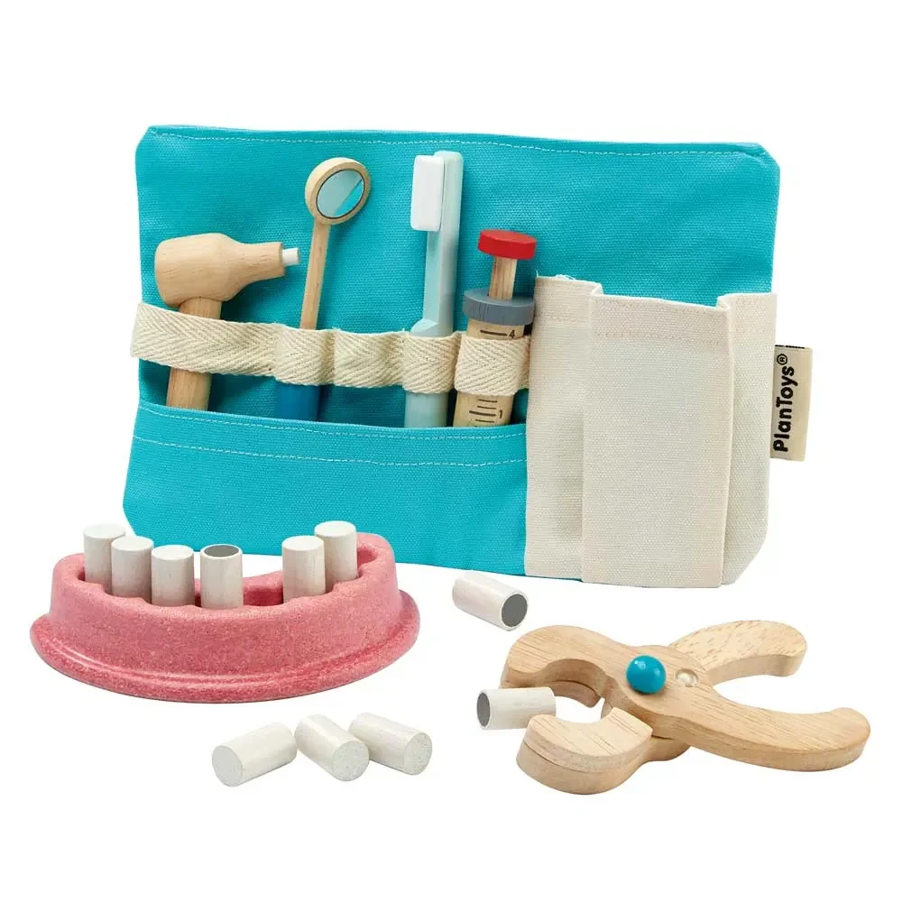 "Plan Toys Toys Toys Dentist Set Holz image"