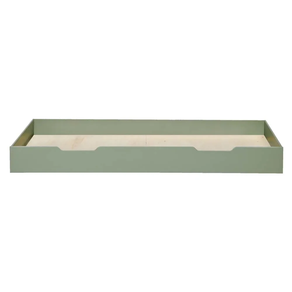 "Wood nikki bed drawer for sofa bed jade green image"