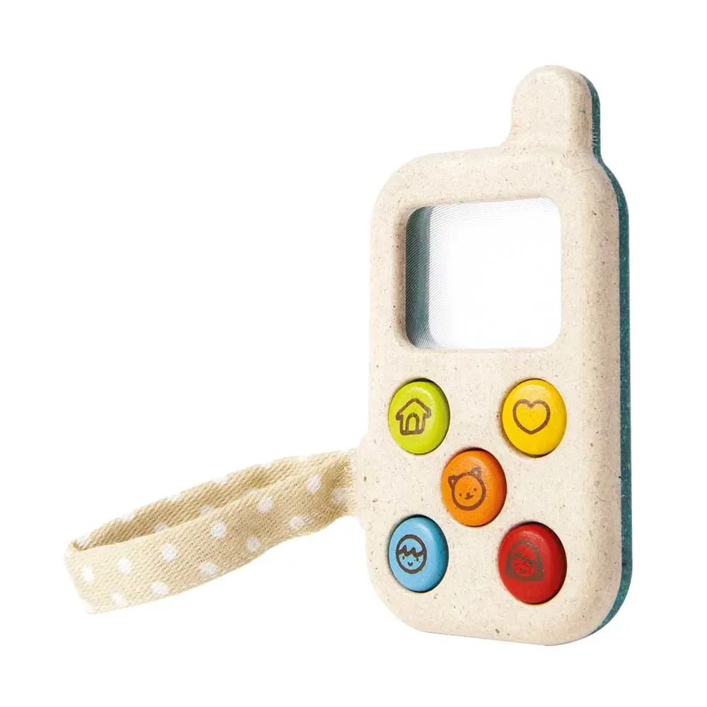 Plan Toys toy cell phone wood