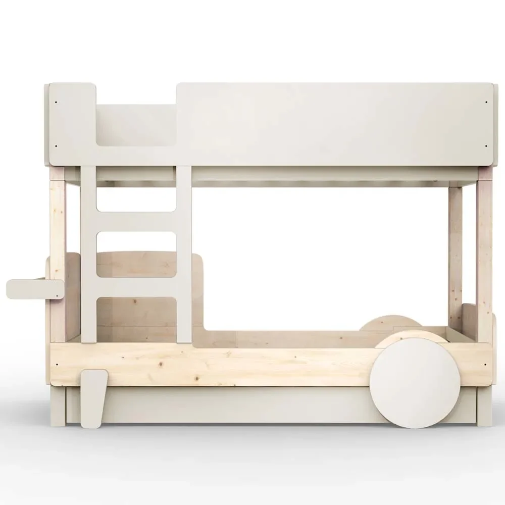 Mathy by Bol's bunk bed "Discovery" with bed drawer, Color elements: raw
