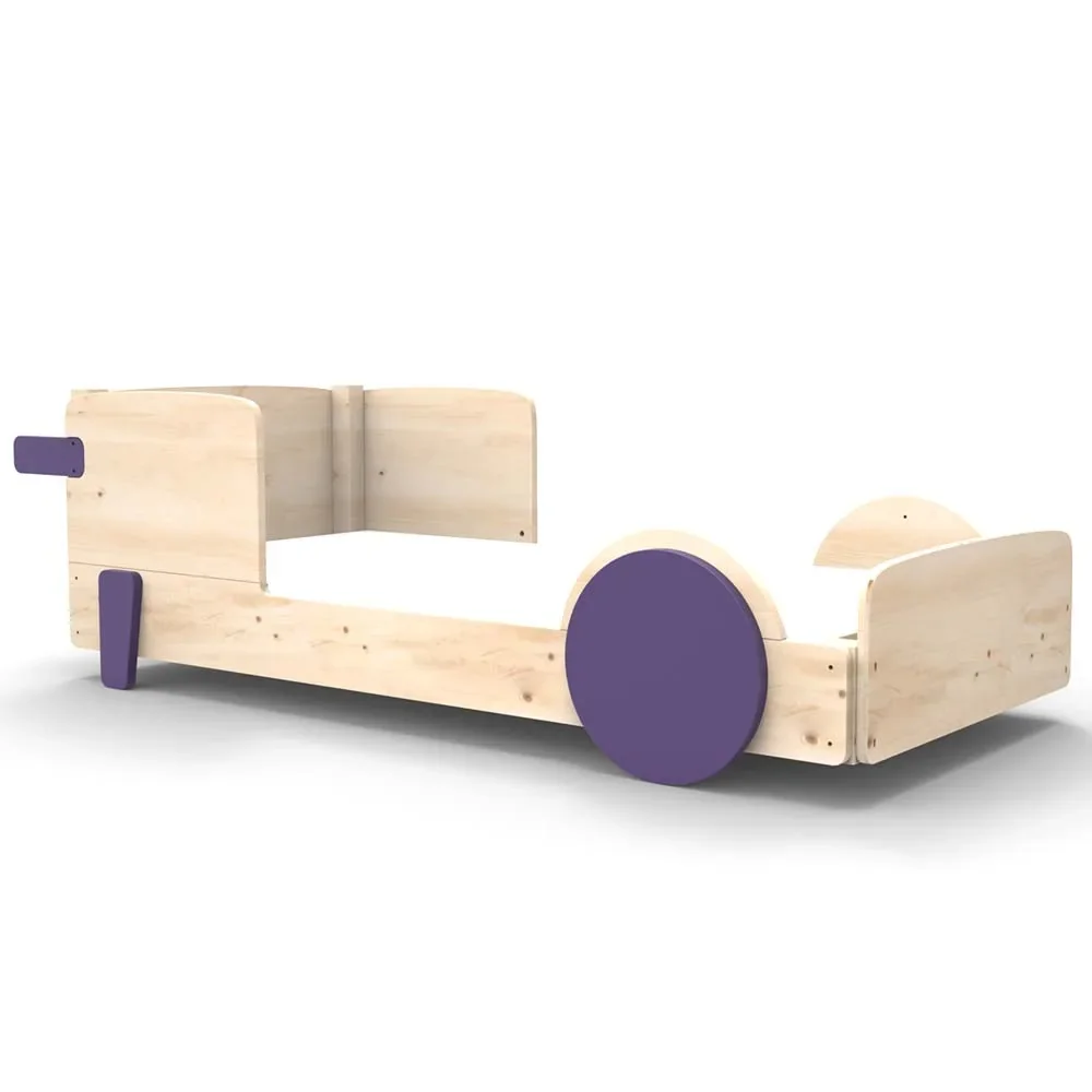 Mathy by Bol's single bed "Discovery", Color elements: Cuberdon Purple