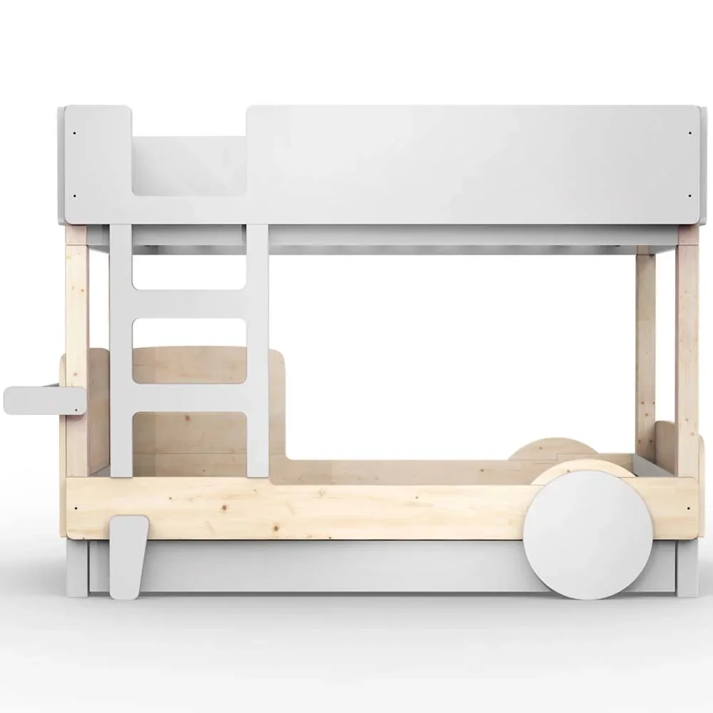 "Mathy by Bol's bunk bed "Discovery" with bed drawer, Color elements: Pearl Gray image"