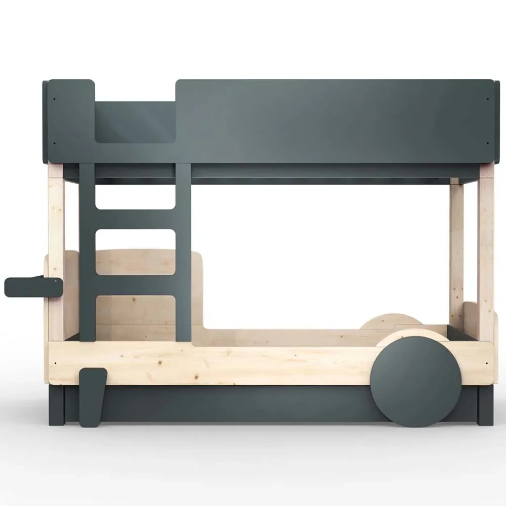 "Mathy by Bol's bunk bed "Discovery" with bed drawer, Color elements: Basalt Gray image"
